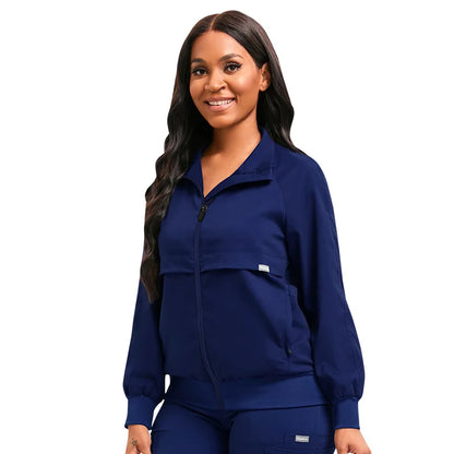 Cralom Pink Winter Scrubs Coat - Nurse Dental Surgery Uniform