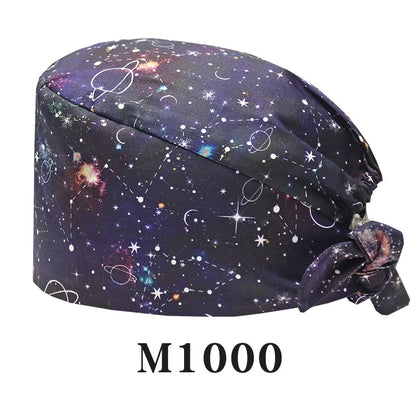 Cralom Starry Sky Healthcare Scrub Cap
