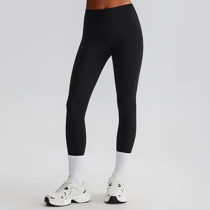 Cralom Seamless High Waist Yoga Pants for Running Outdoor Workout