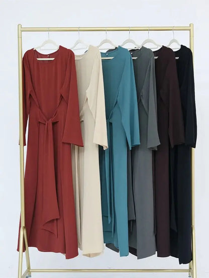 Cralom Ramadan Eid Modest Abayas - Elegant Kaftan Dresses for Muslim Women
