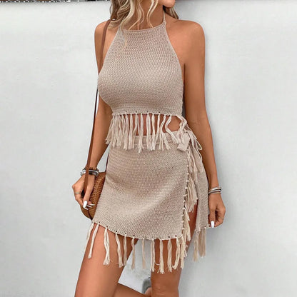 Cralom Tassel Suspender Top Set