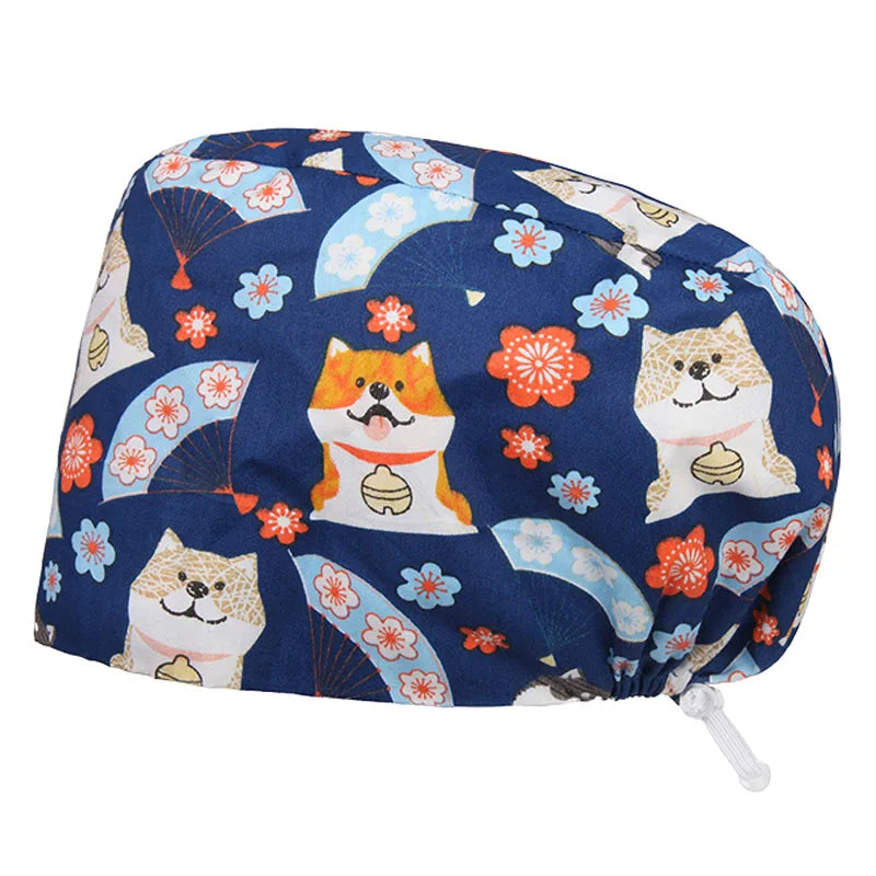 Cralom Unisex Cotton Scrub Cap: Premium Tieback Surgeon Hat
