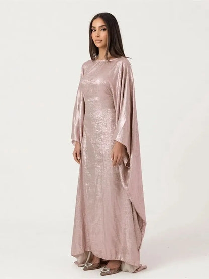 Cralom Luxury Satin Maxi Abaya for Women Muslim - Cralom Ramadan Eid Dubai Abayas