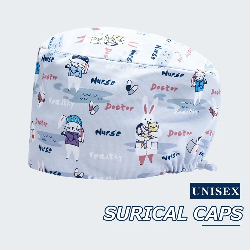 Cralom Long Hair Surgical Caps for Professionals and Chefs