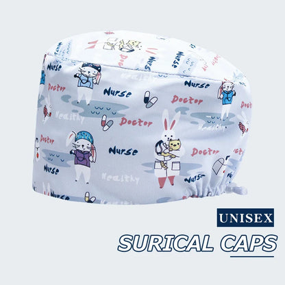 Cralom Long Hair Surgical Caps for Professionals and Chefs