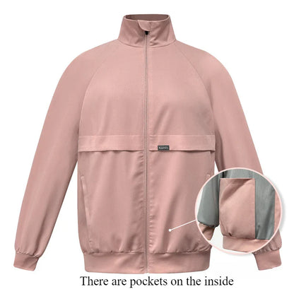 Cralom Pink Winter Scrubs Coat - Nurse Dental Surgery Uniform