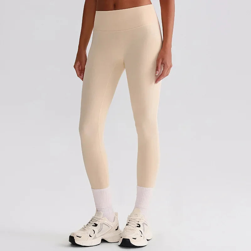 Cralom Seamless High Waist Yoga Pants for Running Outdoor Workout
