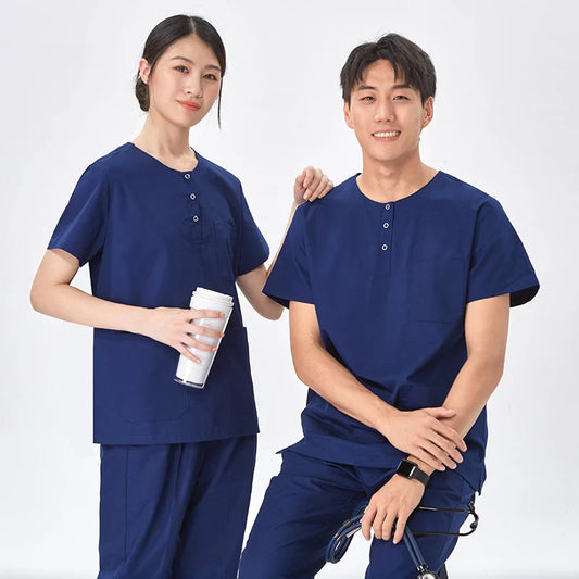 Cralom Scrubs Set - Unisex Medical Uniforms for Nurses and Doctors
