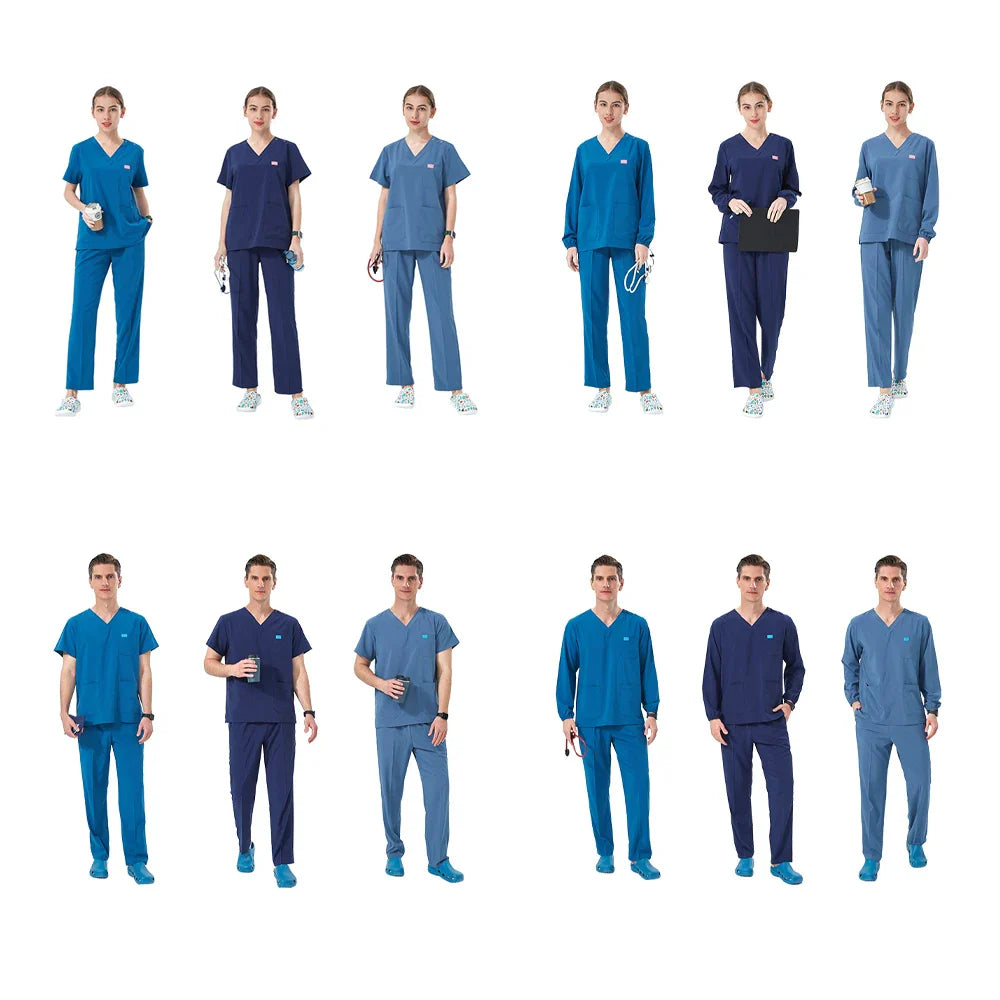 Cralom Stretch Quick-Dry Scrub Set - Premium Medical Professionals Uniform