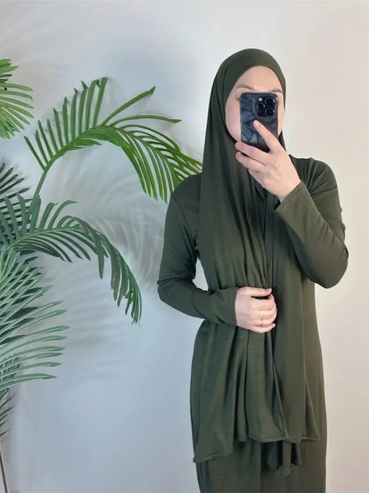 Ramadan Eid Modest Abaya by Cralom: Dubai Style Kaftan Dress for Women
