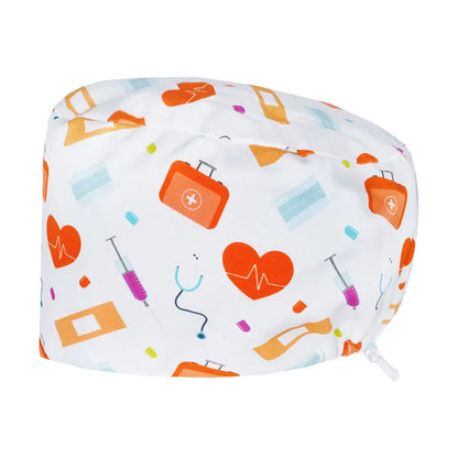 Cralom Multicolor Sweat-absorbent Surgical Hats for Vet & Dental Procedures