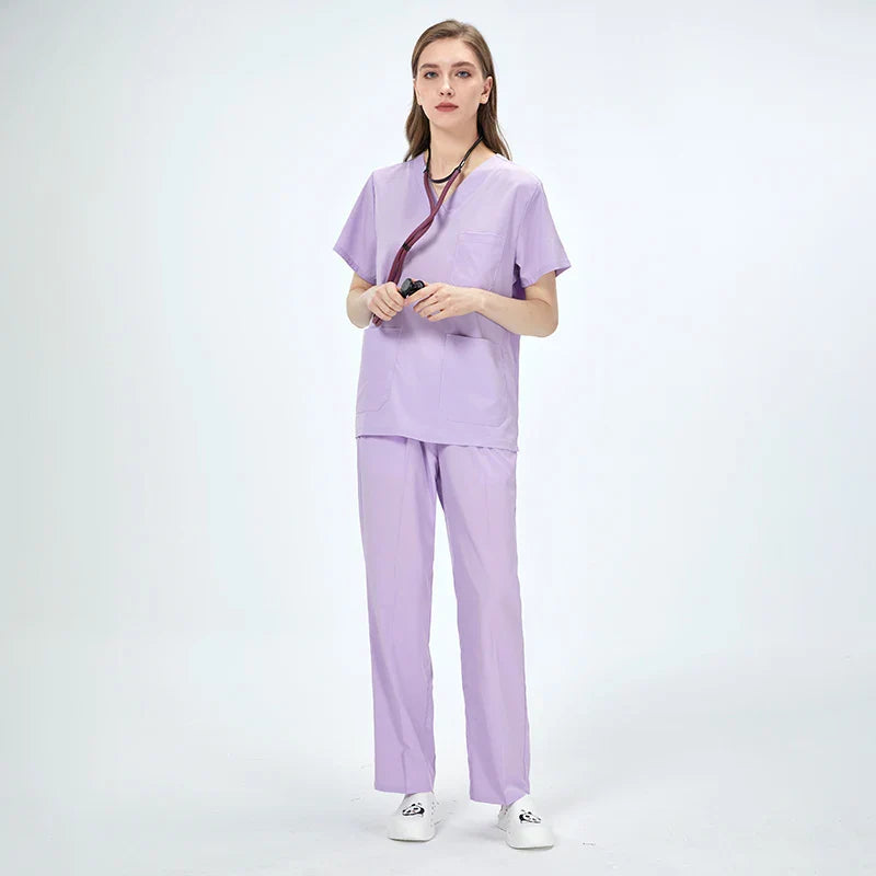 Cralom ICU Hospital Scrub Set for Women