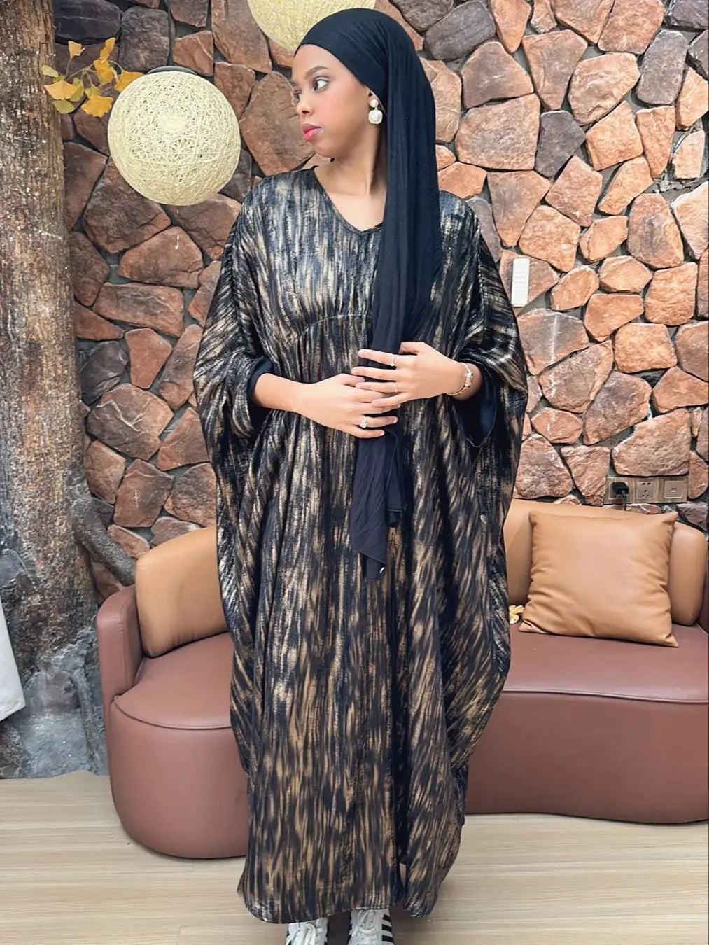 Cralom Batwing Plus Size Abaya: Middle East Style - Cralom Brand